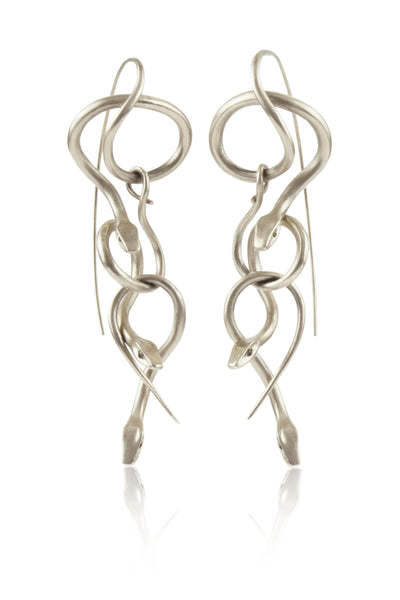 Annette Ferdinandsen Tiger Claw Earrings - Black Onyx - Earrings