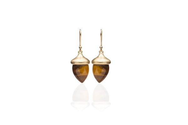 Acorn Earring in 14K Gold