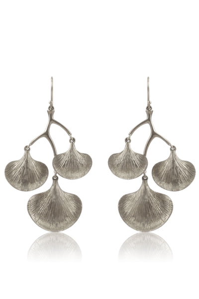Sterling Silver Giko Branch Earrings